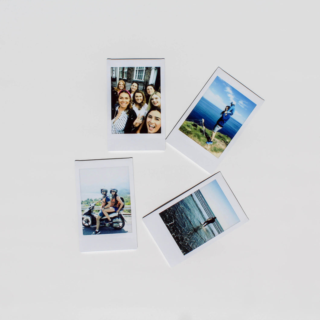 Add an Instax Polaroid picture to any order at an additional price. Upload a picture and we will down it, print it and add it to your Búla Box